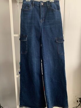 YMI High Rise Skater Dark Rinse Jeans, Sz 5/27